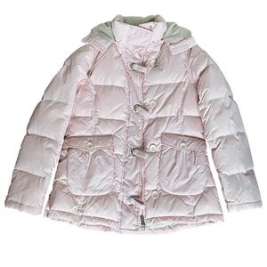 Winter down jacket for girl.